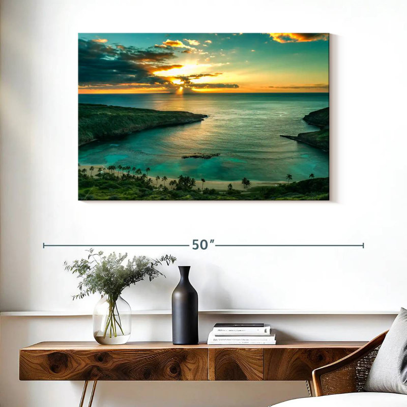 Gillard Hanauma Bay Sunrise, H 26 po x l 39 po