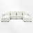 6 - Piece Upholstered Sectional-969666104