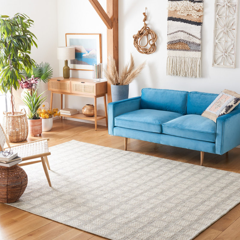 Dahl Hand Loomed Performance Solid Color Rug, Rectangle 5' x 8'