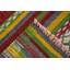Tapis tissé à la main à motif géométrique vibrant 5 x 8