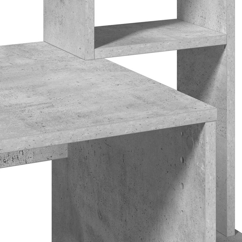 Baldomero Computer Desk, Concrete Grey