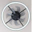 Ventilateur de plafond 13,78 po avec lumières DEL Kiper
