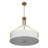 Thayne 5-Light Drum Pendant - Brushed Gold-109883185