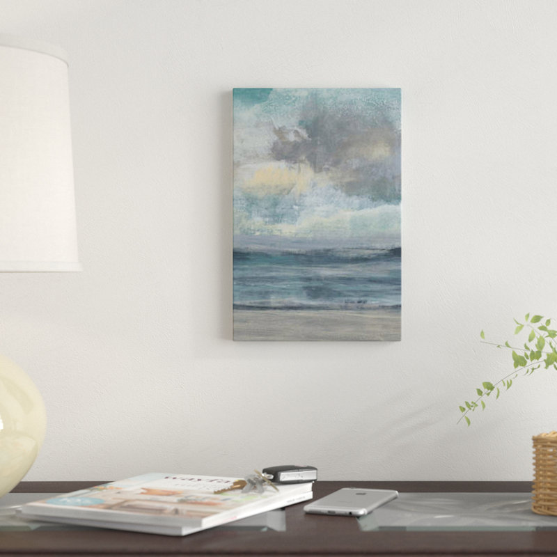 « beach rise i », impression sur toile, H 60 po x l 40po x P 1,5 po, Toile tendue, Pas de tapis