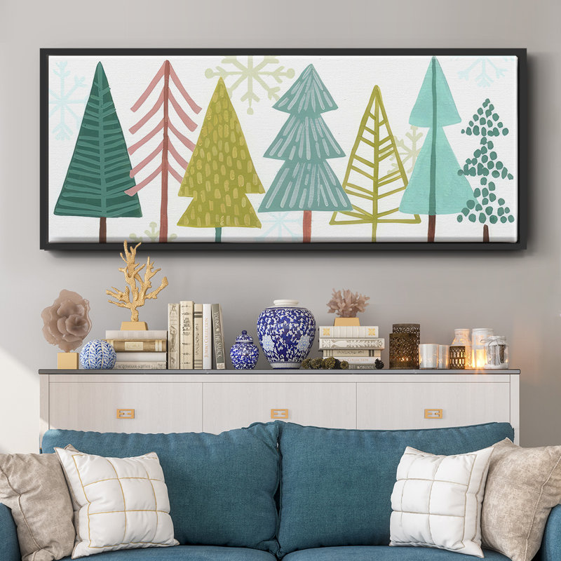 Collection Modern Holiday, toile encadrée, H 20 po x l 50 po
