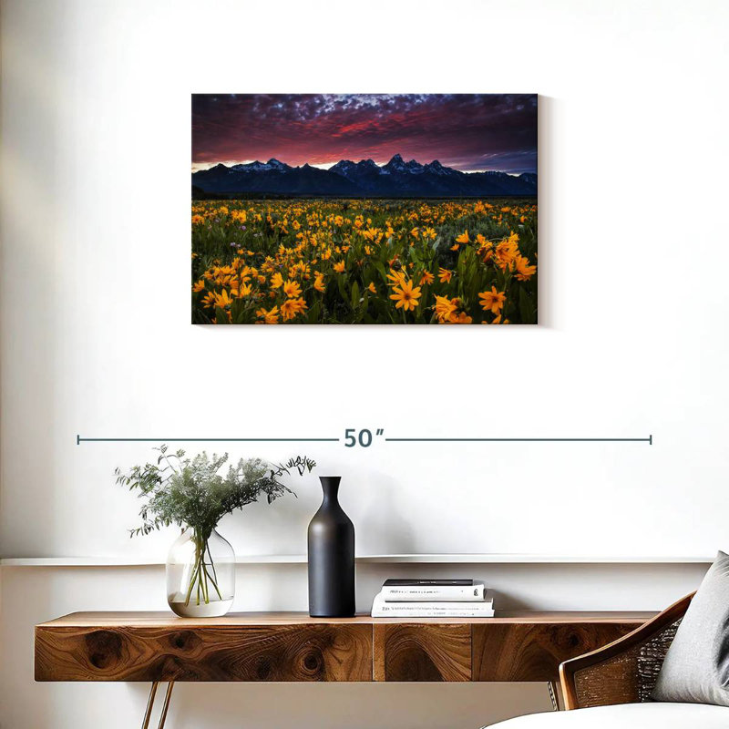 Champ de fleurs sauvages Alvord, H 20 po x l 30 po