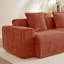 Canapé en velours Harrison LSF & RSF - rouge-787322033