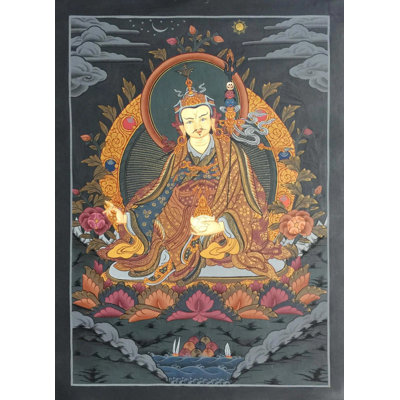 Guru Rinpoche/Guru Padmasambhava Thangka (Brocadeless Thangka)