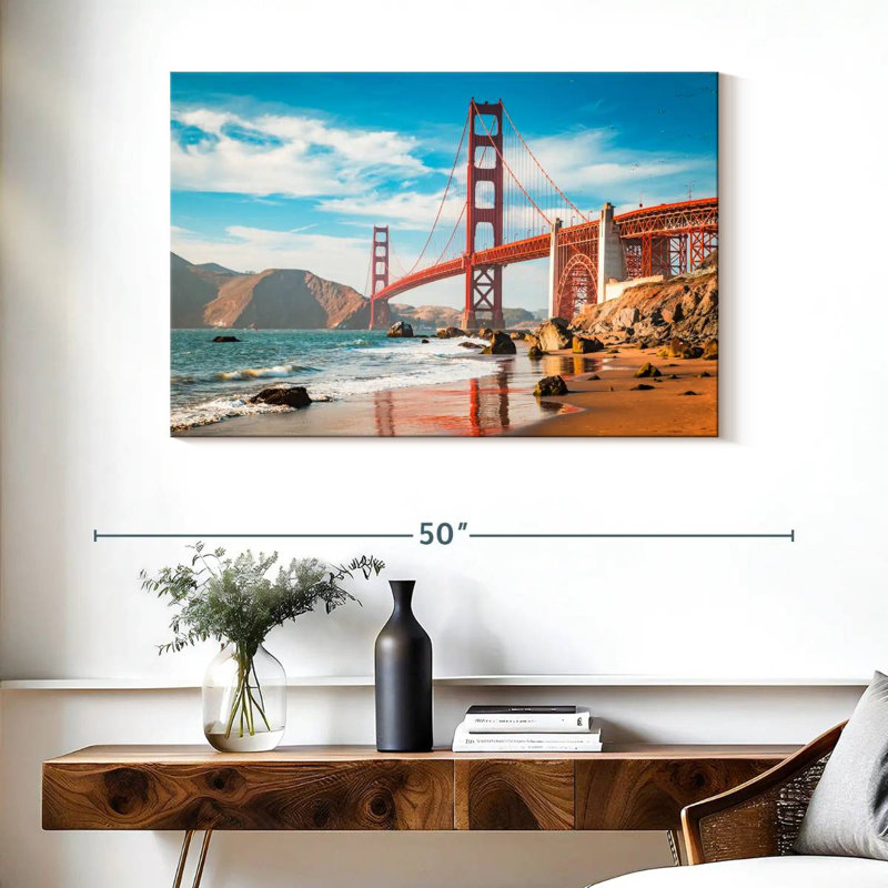 Lilie Golden Gate Beach Coast, H 26 po x l 39 po