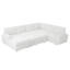 Canapé modulaire surdimensionné surdimensionné pour le rangement dans un salon de bureau à domicile, canapé-lit en velours côtelé rembourré à siège profond avec combinaison libre L / U-2040261625