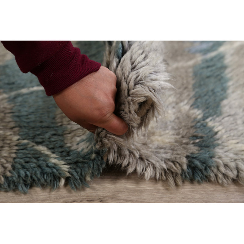 One-of-a-Kind 5'1" X 8'1" New Age Wool Area Rug in