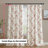 Dorcia Floral Light Dimming Rod Pocket Window Curtain Panels Set for Bedroom-1364097063-1370797313
