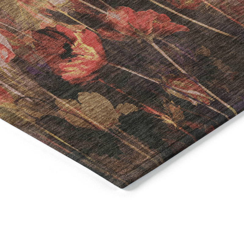 Tapis lavable intérieur / extérieur doré 8 pi x 10 pi