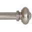  Tringle à rideaux pour fenêtre Drapery - conception à bouton, tringle 1 pouce, 120 à 240 pouces Nickel satiné-1891661342-1891661345