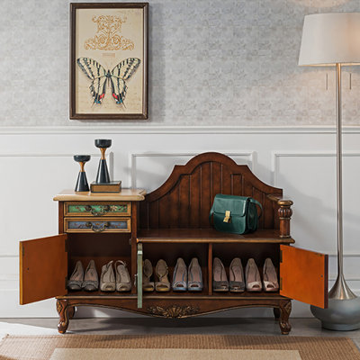 47.2in Retro style Shoe Change Stool
