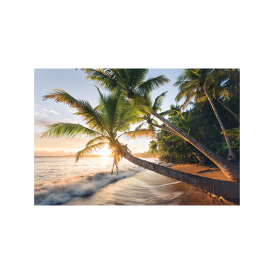 Secret Beach, Caribbean by Stefan Hefele - Print on Canvas