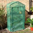 27" W x 19" D Outdoor Portable 3-Tier Growing Rack Greenhouse with Green Cover