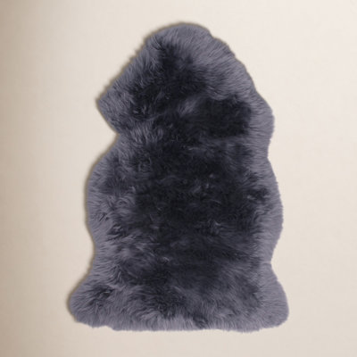 Lewin Charcoal Handmade Sheepskin Rug