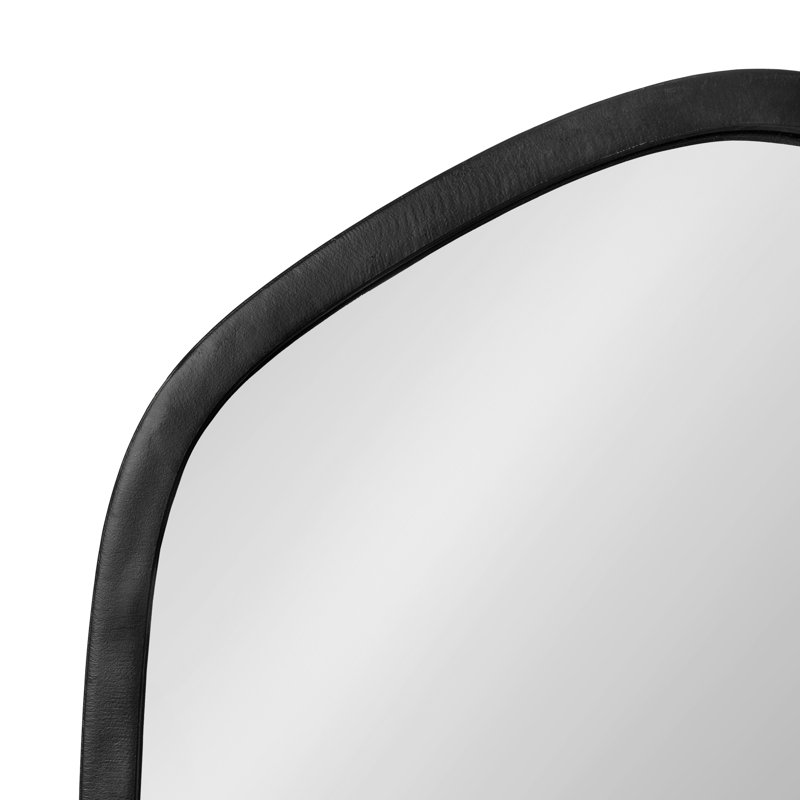 Miroir d'appoint Glover, H 36 po x l 20 po, Noir, Verticale