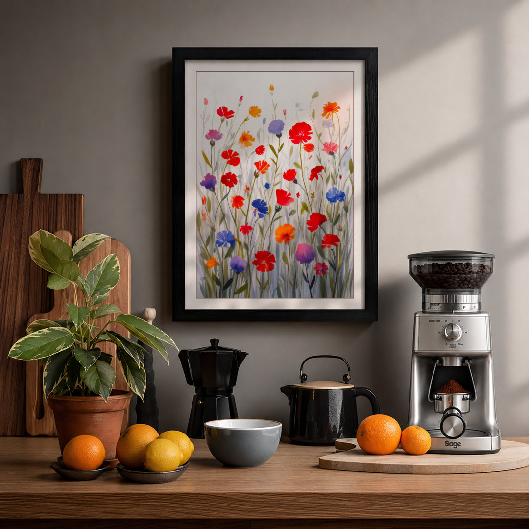 Wildflower Meadow Botanical - Framed Print