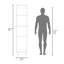 Armoire de rangement en chêne naturel avec tablette fixe-325326509