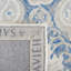 Tapis ikat en laine et en coton touffeté à la main Hitz-2114893151