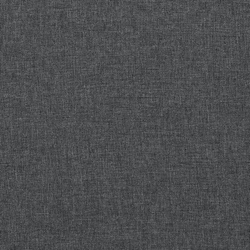 Alger Left-Hand Facing Sectional with Ottoman, Dark Gray Linen Blend