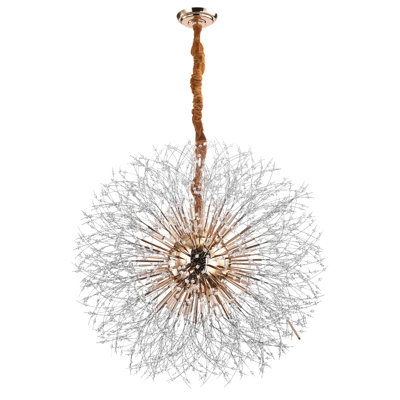 Perrion 16 - Light Dimmable Globe Chandelier