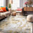 Stelia Abstract Gray/Yellow/Ivory Area Rug-1816605320