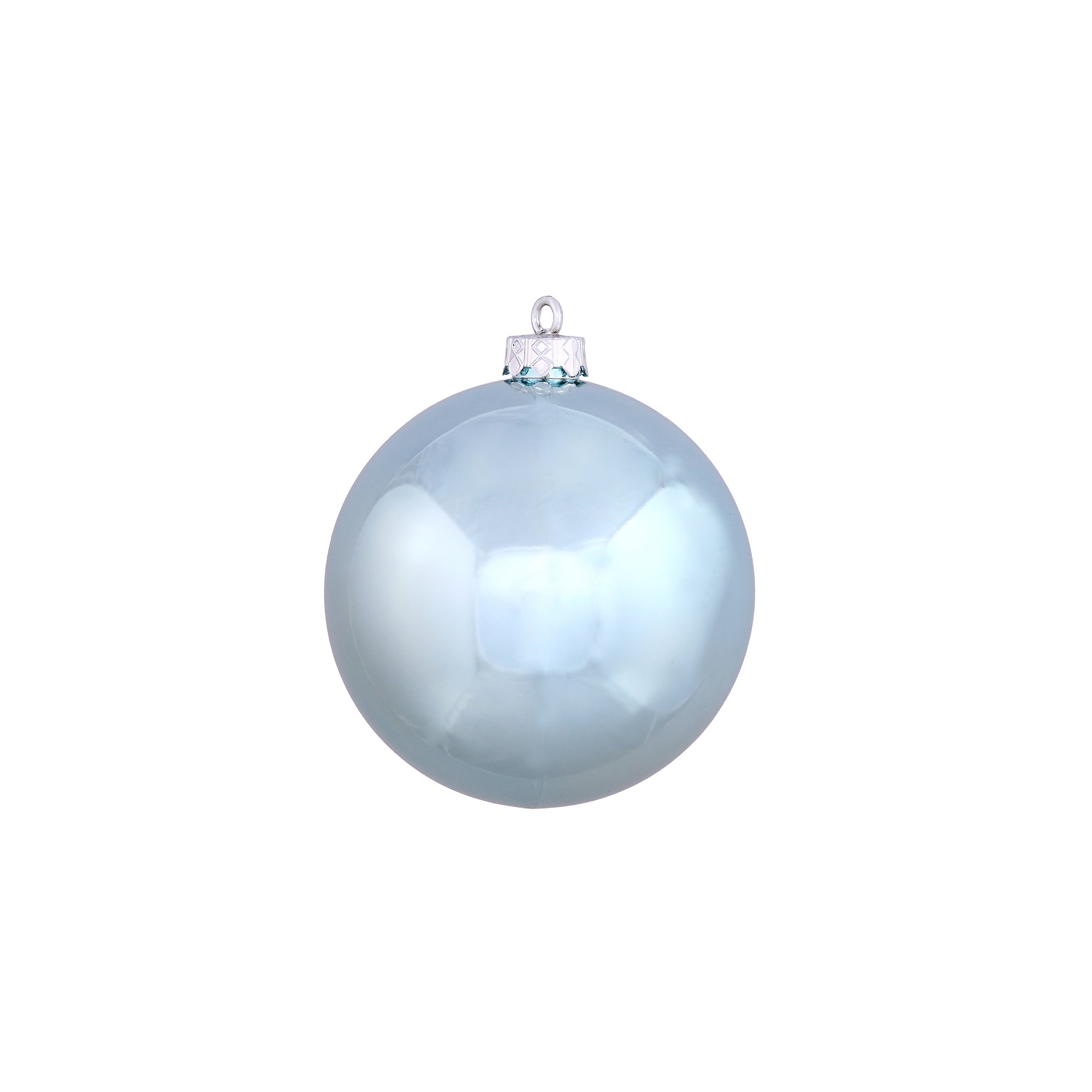 Holiday Décor Ball Ornament, 3", Baby Blue Shiny