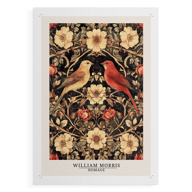 La série CDxxi de William Morris - impression sur toile seulement - non encadrée, H 18 po x l 12 po