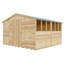 Garden Value 10 ft. W x 10 ft. D Overlap Apex Wooden Shed-33434236