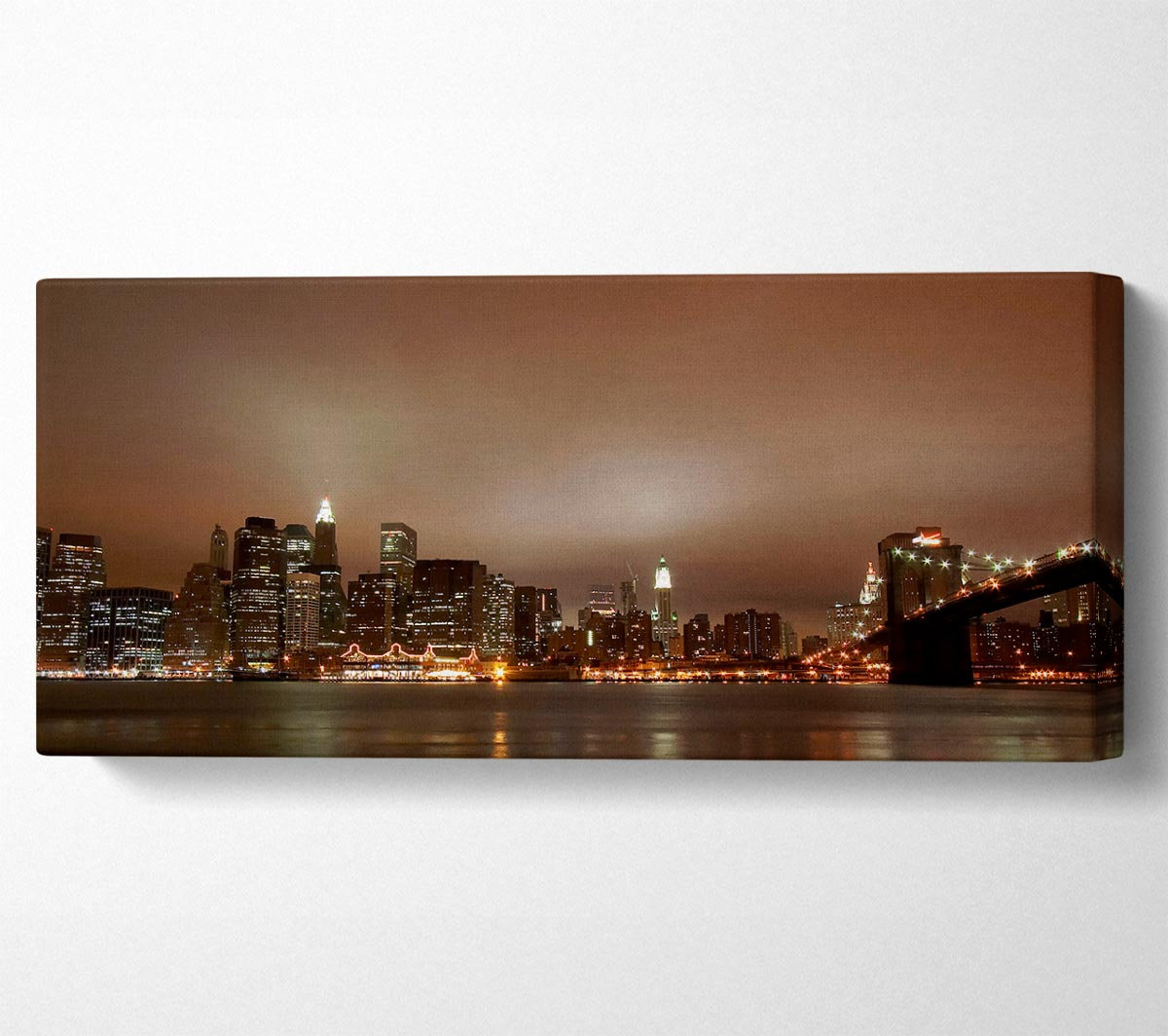 Ebern Designs Hong Kong Chocolate Glow - Wrapped Canvas Art Prints ...