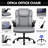 Faux Leather Mid Back Executive Office Chair-286504225