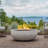 Carson Round Concrete Propane/Natural Gas Fire Pit in Carbon by Jensen Co.-113697843-113697844-113697846