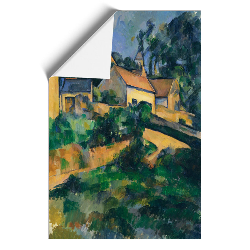 Turning Road at Montgeroult by Paul Cezanne - Frameless Print, 59cm H x 42cm W x 0.1cm D