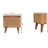 Aldossari Solid Wood Accent Stool