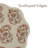 Fabdivine 15"Elegance Scalloped Placemats - Anarkali