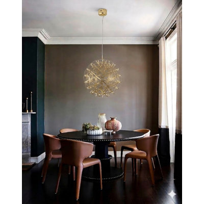 Mentzer 92-Light LED Modern Globe Chandelier