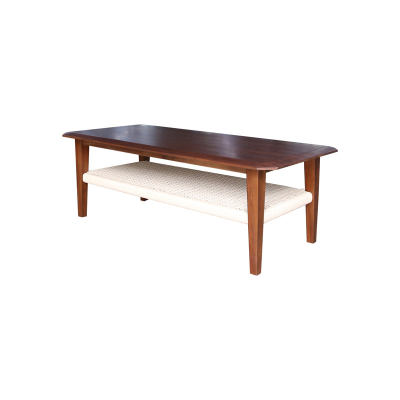 Table basse avec étagère en carton Huron