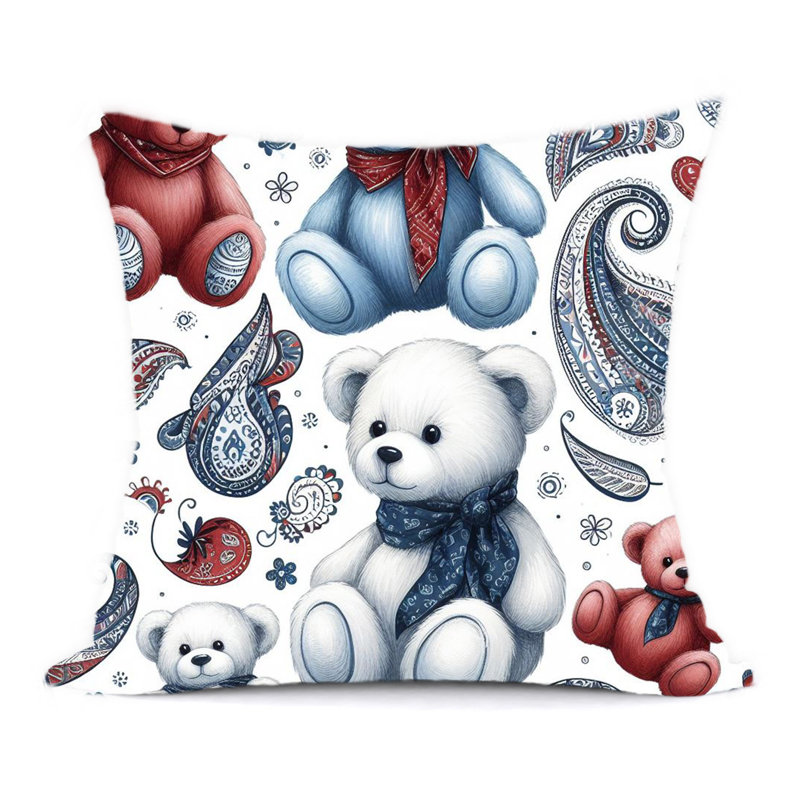 Abstract Reversible Throw Pillow