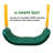 Creationstry High-Density Polyethylene (HDPE) Swing Set with Swing(s)