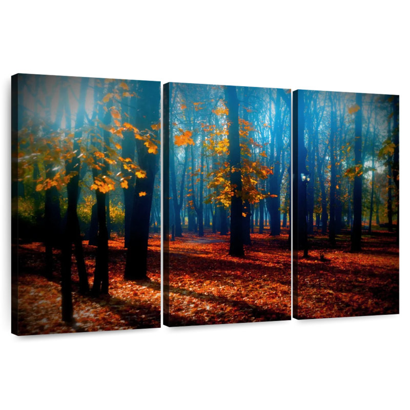 Harnek Autumn Park Trees, H 24 po x l 38 po