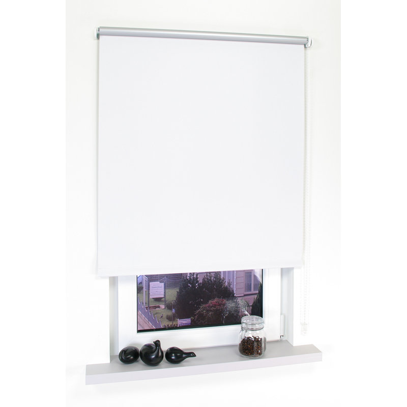 Blackout Roller Shade, White, 162 x 180cm