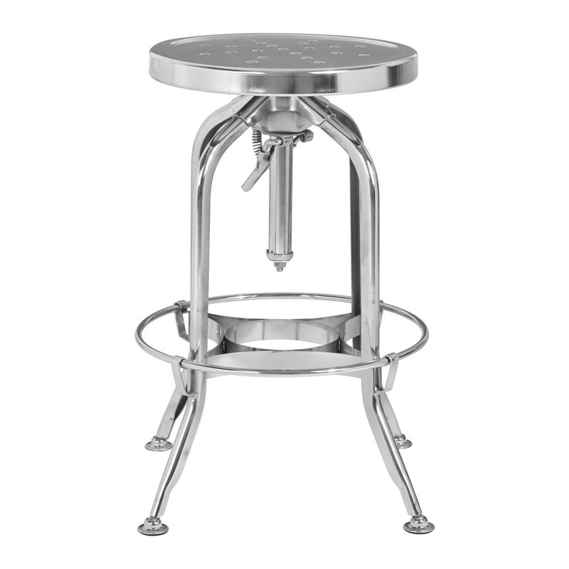 Mccartney Accent Stool, Silver