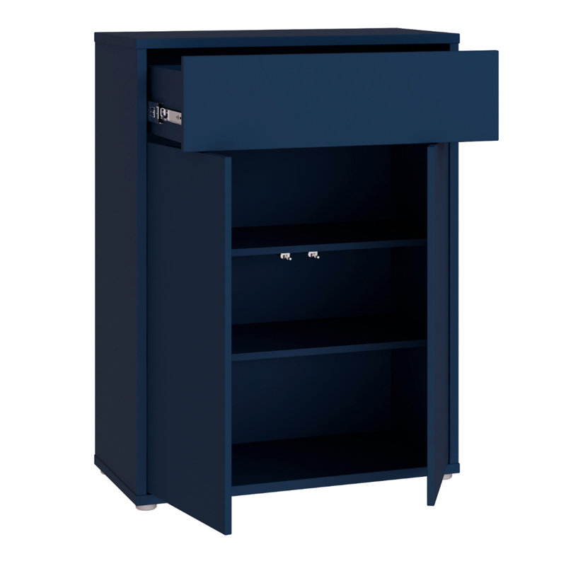 Alice Springs 8 Pair Shoe Storage Cabinet, Navy
