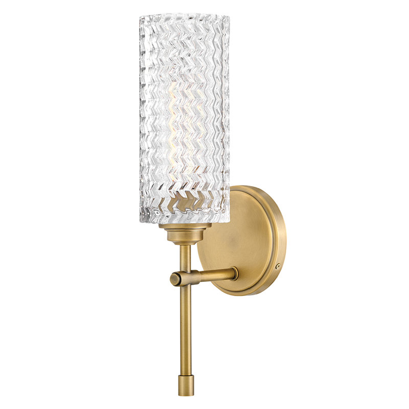 Hinkley Elle Medium Single Light Sconce, Gold