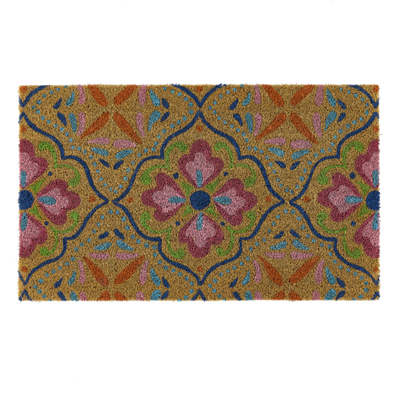 Indoor / Outdoor Coir Bright Tile Mat
