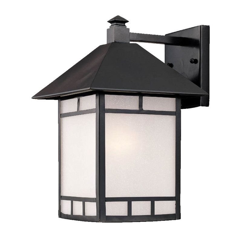 Erving LED Wall Light, Matte Black