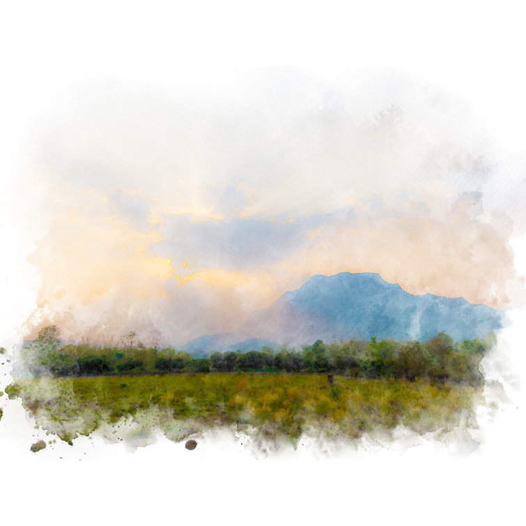 Mountains by Elxeneize - Wrapped Canvas Print